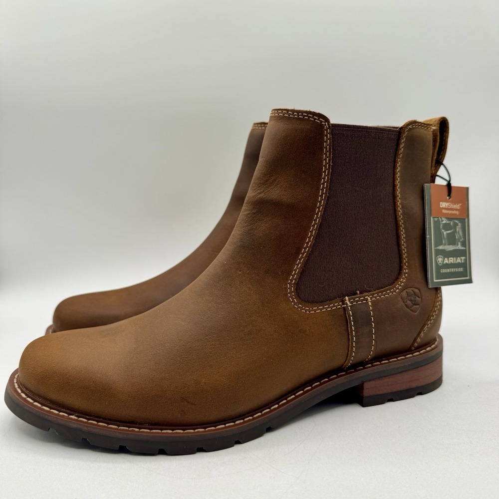 Ariat Wexford H2O Boots Women's Size 9.5 B Weathered Brown Waterproof Leather